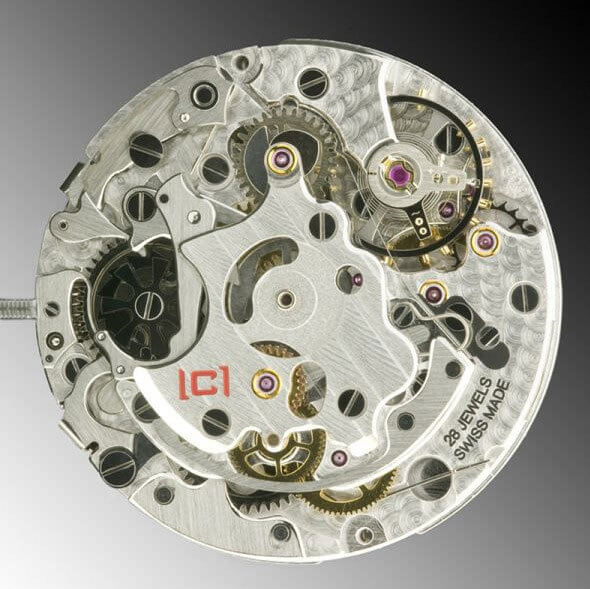 Concepto column-wheel C2000 movement © Concepto Watch Factory