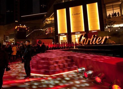 Inauguration de la boutique Cartier de Shenzen (Chine), le 13 janvier 2010 © Cartier