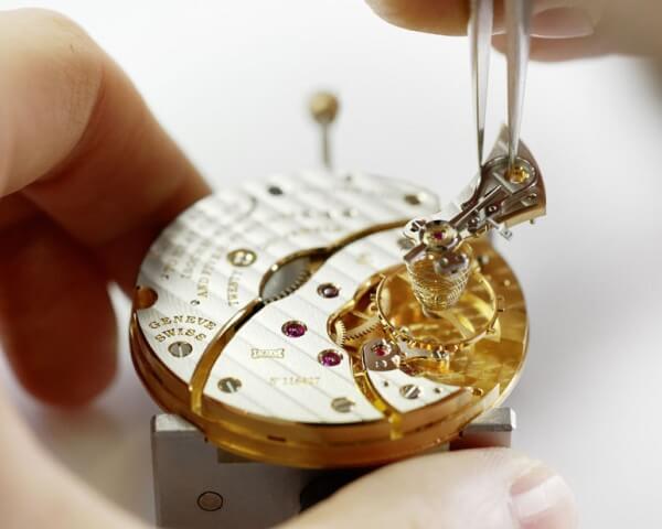 The movement is delivered to the school as rough components, which are then hand-finished © Chopard