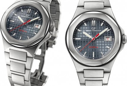 Laureato wristwatch equipped with the GP13500 quartz movement © Girard-Perregaux