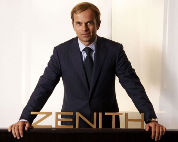 Jean-Frédéric Dufour, Président et CEO de Zenith © Zenith