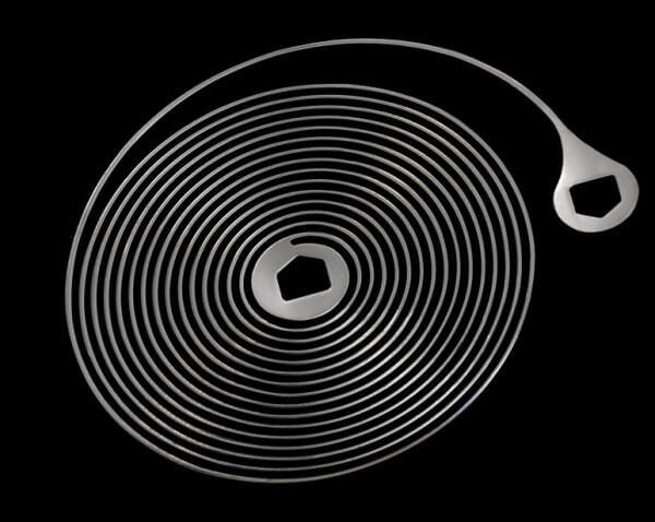 Spiral en Zérodur® sans raquette de réglage © Cartier