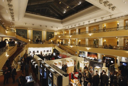 Munichtime 2009: Over 50 brands, the majority Swiss, were present in the fully-renovated exhibition hall of the Bayerischer Hof Hotel in the centre of Munich © Munichtime