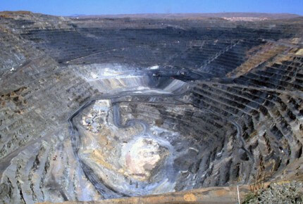 La mine d'or Betze-Post aux Etats-Unis, quatrième producteur d'or au monde © Earthworks