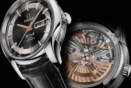 Hour Vision Annual Calendar equipped with the Omega Caliber 8611 © Omega