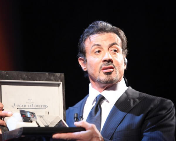 The Jaeger-LeCoultre Glory to the Filmmaker Award was presented to Silvester Stallone at the festival’s closing ceremony on September 12th © Jaeger-LeCoultre