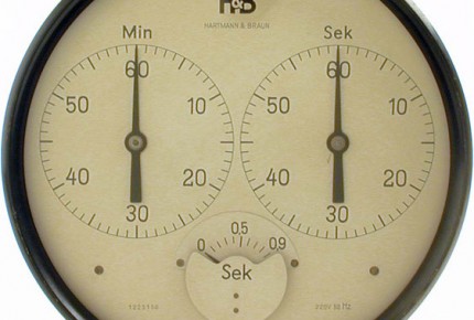 Instrument de mesure au dixième de seconde, de Hartmann & Braun, 1935 © Deutsches Museum