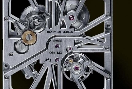 Mechanical manufacture movement with manual winding, 9611 MC calibre © Cartier
