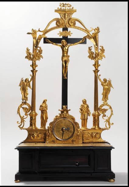 Table clock – Cross automaton. Anonymous, Germany, probably Augsburg, circa 1600 © photo : Pascal Brunet
