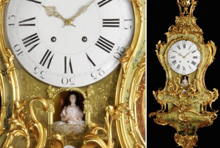 Louis XV Neuchâtel clock. 170 centimetres tall (6) © MHL