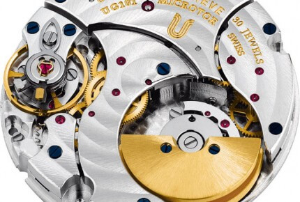 Proprietary Calibre Microtor UG 101 with automatic winding by an off-centred micro-oscillating weight © Universal Genève