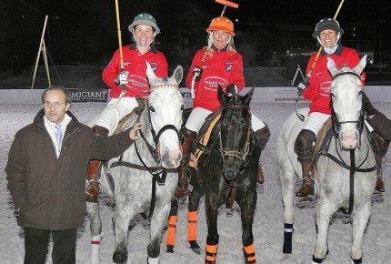 L'équipe de polo féminine Parmigiani lors du tournoi de Kloter en 2008 © Parmigiani