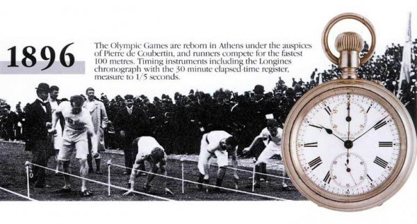 En 1896, Longines est le chronométreur officiel pour les Jeux olympiques d'Athènes © Longines