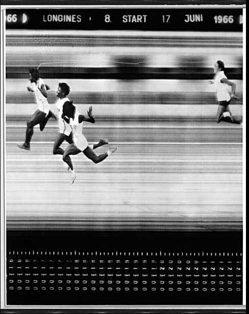 Longines utilise son Chronocinégines aux Jeux de 1960 © Longines