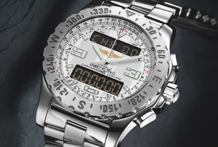 Breitling Airwolf Instruments for Professionals equipped with the SuperQuartz movement © Breitling