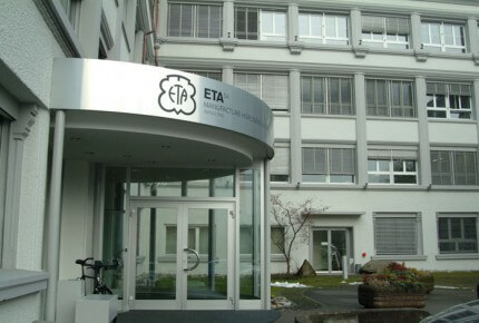 ETA Manufacture Horlogère Suisse one of the biggest producers of watches and movements in the world © ETA