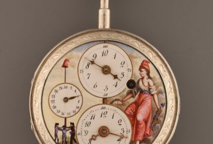Watch with double graduation and date. Isaac Droz, circa 1793/1795. Private collection © MIH