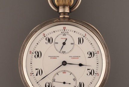 Decimal chronometer (tropometer) with 100 minute graduation. Paul Ditisheim, La Chaux-de-Fonds, 1901. Collection of the MIH © MIH