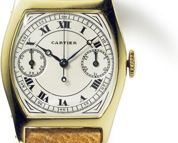 Tortue Single-button Chronograph Wristwatch, Cartier New York, 1929 - Photo: N.Welsh, Cartier Collection © Cartier