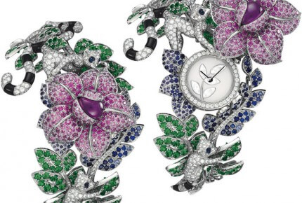 Van Cleef & Arpels High Jewellery timepiece makis decor © Van Cleef & Arpels