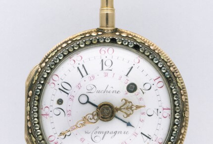Louis Duchene & Cie, Geneva. Double-sided pocket watch, circa 1770 © MAH, photo : M. Aeschimann