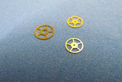 Exemples de roues en or 24 carats réalisées par Mimotec.