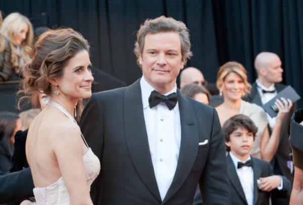 Colin Firth and his wife, Livia Giuggioli