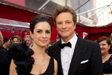 Colin Firth and his wife, Livia Giuggioli