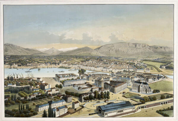 Genève, vers 1860-1861