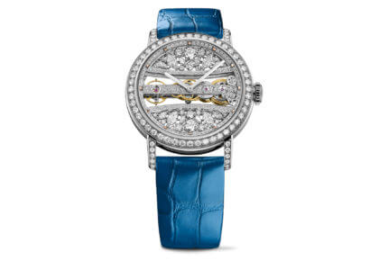 Corum Golden Bridge with 5.5 carats of fancy-shaped and round brilliant diamonds.