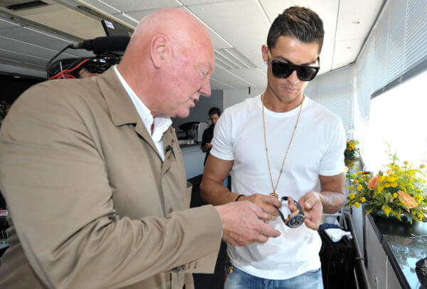 Jean-Claude Biver (CEO TAG Heuer) et Cristiano Ronaldo