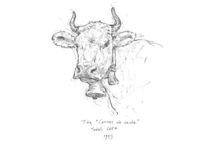 Croquis « The Cornes de vache », Exposition « Nicknames » © Vacheron Constantin