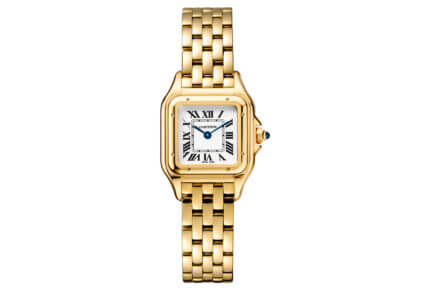 The small version of the Cartier Panthère is 22mm wide.