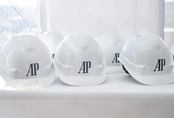 Audemars Piguet laid the first stone for the new Manufacture at the Saignoles industrial zone in Le Locle, Neuchâtel