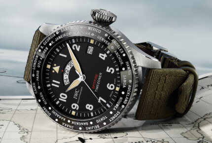 Montre Pilote Timezoner Spitfire, édition « The Longest Flight » © IWC