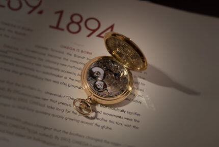 Montre de poche demi-savonnette « 125th Anniversary Edition » © Omega