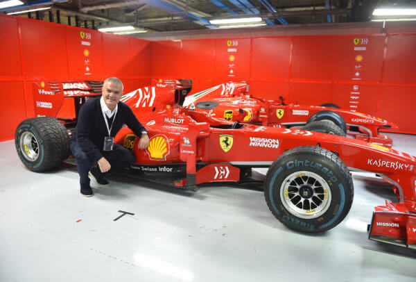 Ferrari and Richardo Guadelupe, CEO of Hublot