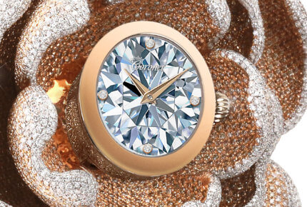 La montre Coronet Mudan, qui s’inspire de la pivoine, détient le record du plus grand nombre de diamants sertis sur une montre.