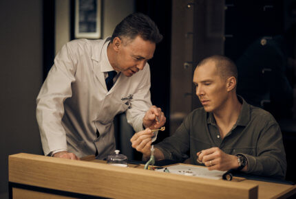 Benedict Cumberbatch assisting to a private master class © Jaeger-LeCoultre
