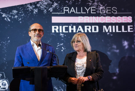 Richard Mille et Viviane Zaniroli (organisatrice du Rallye) © Richard Mille