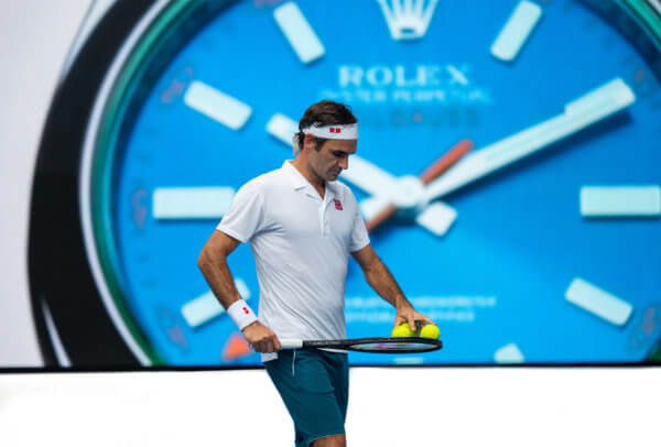 Roger Federer at the Australian Open in 2019