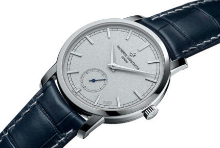 Traditionnelle Manual Winding Excellence Platine Collection, platinum down to the stitching on the strap © Vacheron Constantin