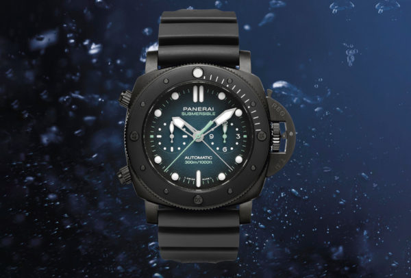 Submersible Chrono “Guillaume Néry” Edition 47mm in DLC (PAM00982) © Panerai