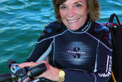 Sylvia Earle, Rolex Testimonee since 1982, in Cabo Pulmo.