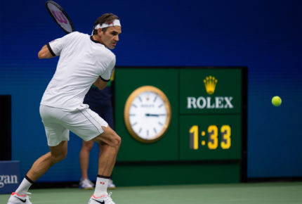 Roger Federer, US Open 2019 © Rolex