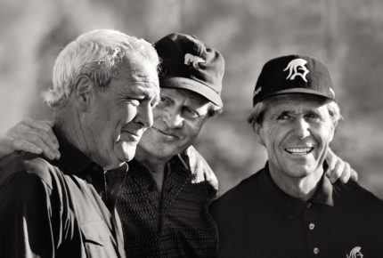 Gary Player, Arnold Palmer and Jack Nicklaus
