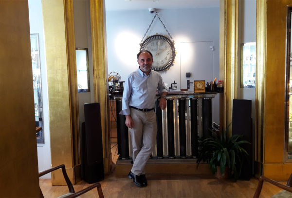 Antoine de Macedo, owner of two watch boutiques in Paris.
