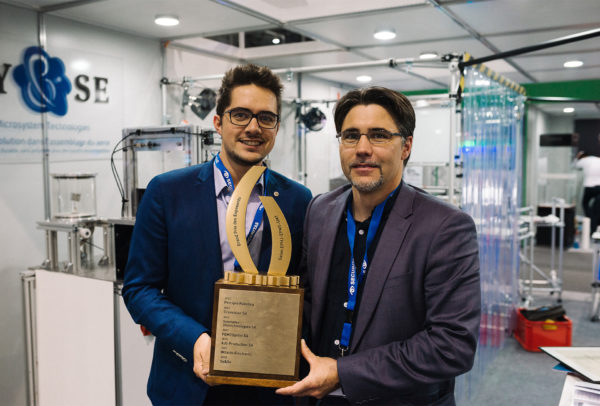 Despite winning the 2018 EPHJ Exhibitors Prize, SY&SE (shown here, Sébastien Brun and Florian Telmont) is finding it hard to make contact with manufacturers.