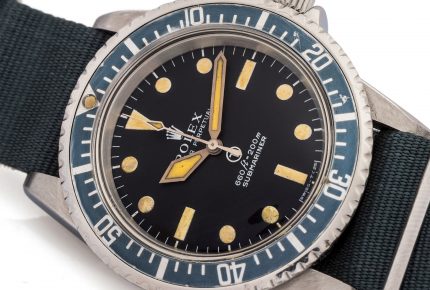 Ref. 5513 Military submariner steel issued to the British Royal Navy in 1975 © Rolex