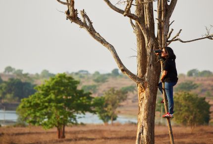 Prix Rolex à l’esprit d’entreprise 2019, Krithi Karanth a fondé Wild Weve pour aider les communautés en Inde à vivre en harmonie avec les animaux – © Rolex/ Marc Shoul